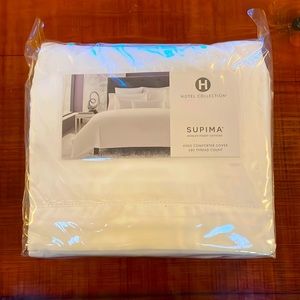 White Supina Cotton King Comforter 650 Thread Count